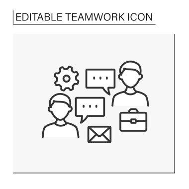 İletişim satırı simgesi