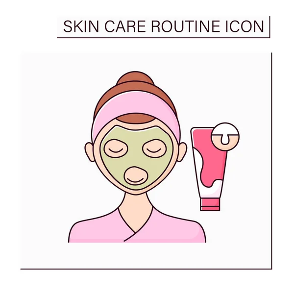 Cosmetologia icona a colori — Vettoriale Stock