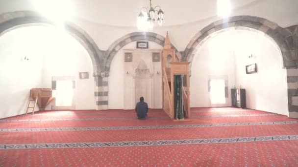 Agri, Turkiet - 01.06.2020: Ishak Pasha moskén — Stockvideo