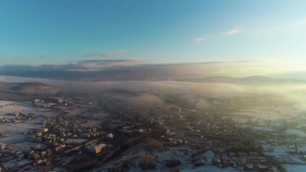 Aerial view of Bolu city landscape in Turkey. — Stock Video