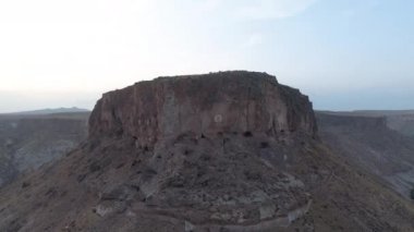 Kayseri 'deki Soganli Vadisi' nin havadan görüntüsü. Türkiye 'de 4K Görüntüsü