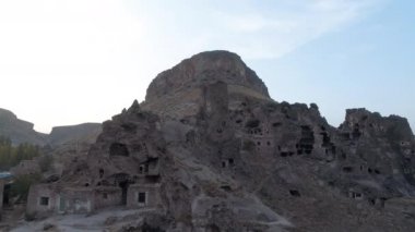 Kayseri 'deki Soganli Vadisi' nin havadan görüntüsü. Türkiye 'de 4K Görüntüsü