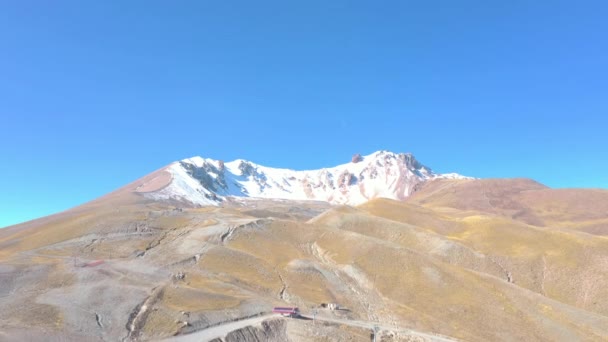 Erciyes Montanha Paisagem Kayseri Província na Turquia. — Vídeo de Stock