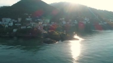 Türkiye 'deki Ordu kent manzarasının hava görüntüsü