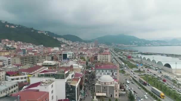 Vue aérienne du paysage de la province de Giresun en Turquie. Images 4K en Turquie — Video