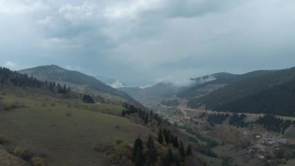 Aerial view of Kumbet plateu in Giresun.4K Kuvamateriaalia Turkissa — kuvapankkivideo