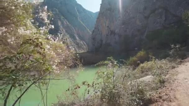 มุมมองของ Incesu Canyon ใน Corum 4K วิดีโอในตุรกี — วีดีโอสต็อก