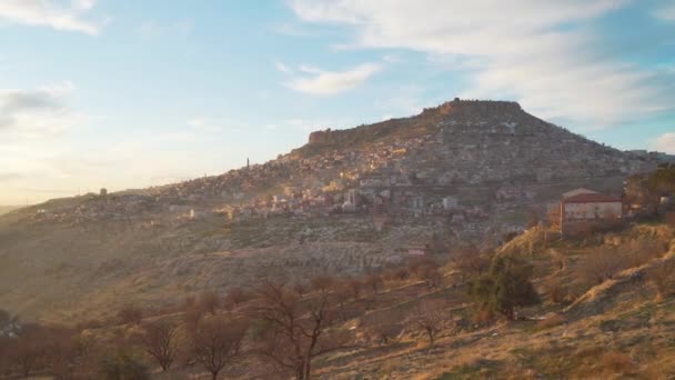 Παλιό τοπίο της πόλης Mardin στην Τουρκία — Αρχείο Βίντεο
