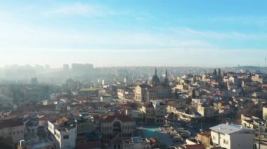 Türkiye 'deki Gaziantep Kent Manzarası' nın havadan görüntüsü. Türkiye 'de 4K Görüntüsü