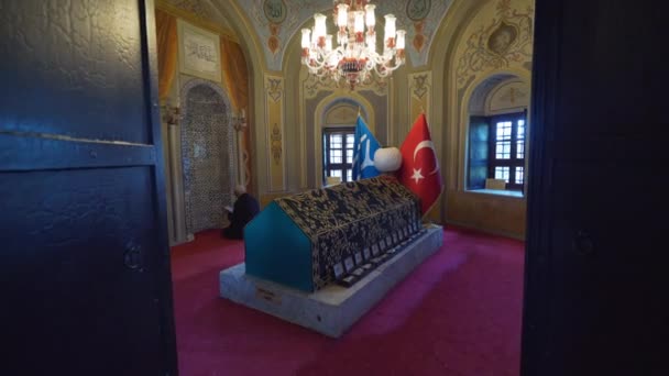 Bilecik, Turkey - 05.02.2019: Ertugrul Gazi Tomb in Bilecik — стокове відео