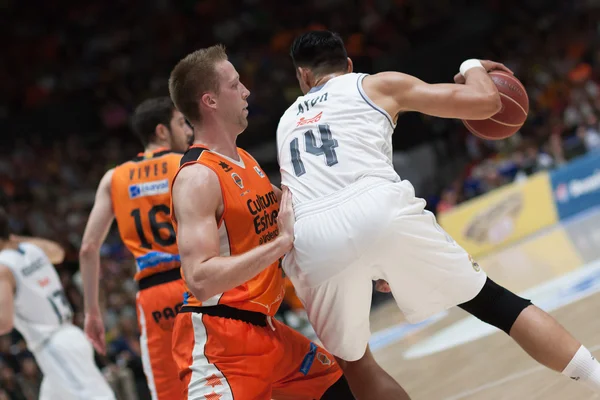 Valencia Basket i Real Madryt — Zdjęcie stockowe