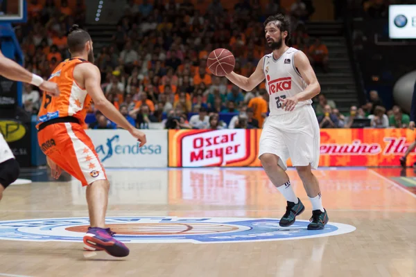 Valencia Basket i Real Madryt — Zdjęcie stockowe