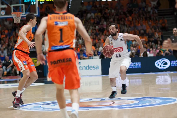 Valencia Basket i Real Madryt — Zdjęcie stockowe