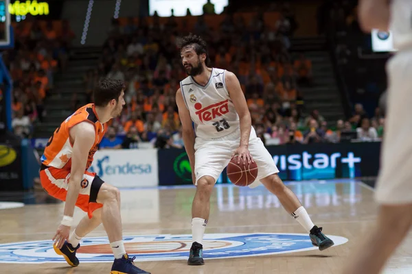 Valencia Basket i Real Madryt — Zdjęcie stockowe