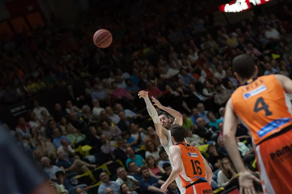 Valencia Basket i Real Madryt — Zdjęcie stockowe