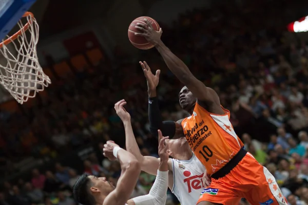 Valencia Basket and Real Madrid — Stock Photo, Image