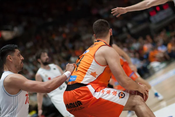 Valencia Basket i Real Madryt — Zdjęcie stockowe