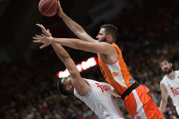 Valencia Basket e Real Madrid — Foto Stock