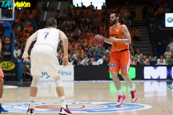 Valencia Basket i Real Madryt — Zdjęcie stockowe