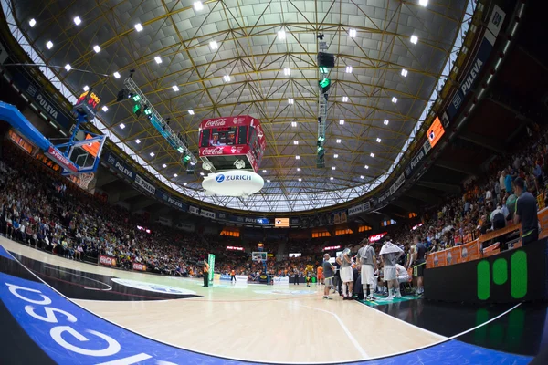 Valencia Basket dan Real Madrid — Stok Foto