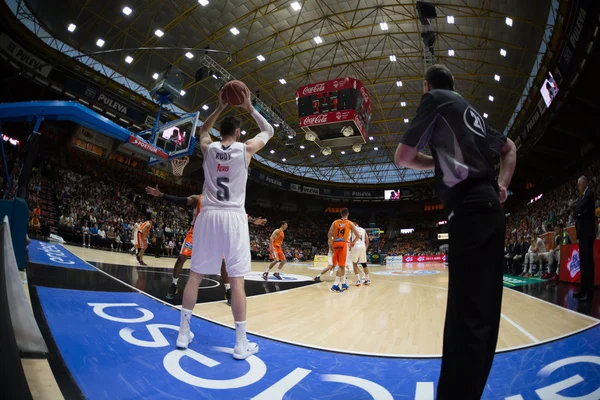 Valencia Basket e Real Madrid — Foto Stock