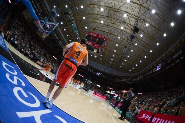 Valencia Basket i Real Madryt — Zdjęcie stockowe