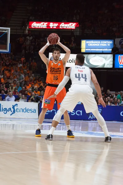 Valencia Basket vs Real Madryt — Zdjęcie stockowe