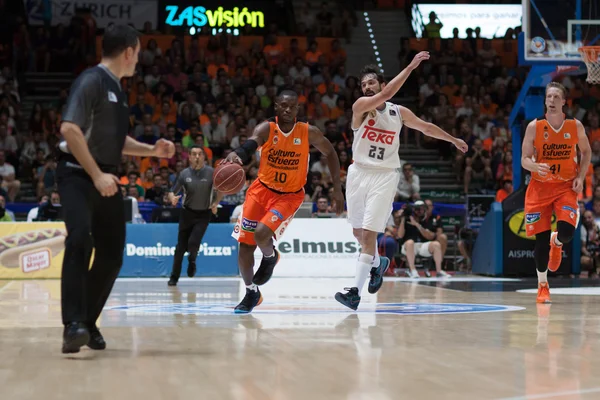 Valencia Basket vs Real Madrid — Stock fotografie