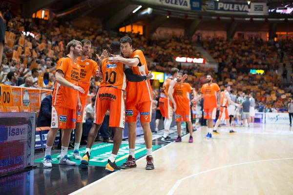 Valencia Basket vs Real Madryt — Zdjęcie stockowe