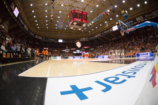 Valencia Basket vs Real Madryt — Zdjęcie stockowe