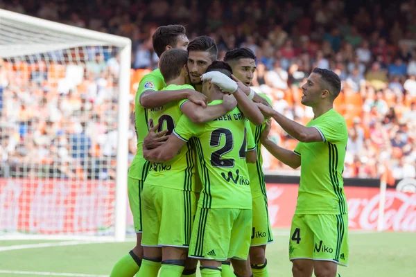 Valencia cf vs echtes betis — Stockfoto