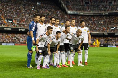 Valencia cf malaga cf karşı İspanya Ligi Oyun sırasında