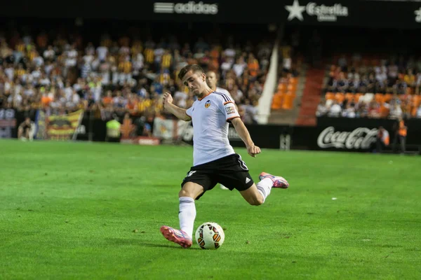 Jose Gaya di Valencia CF in azione — Foto Stock