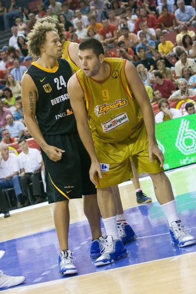 Spain against Germany — Stock Photo, Image