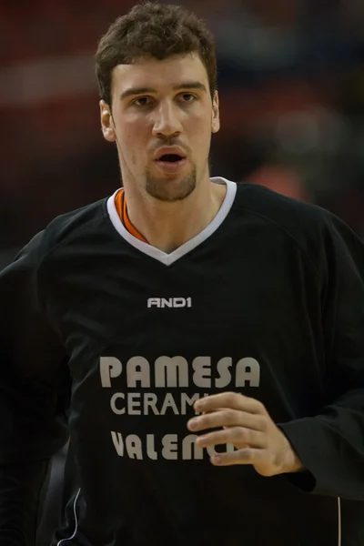 Valencia Basket against Polaris World Murcia — Stock Photo, Image