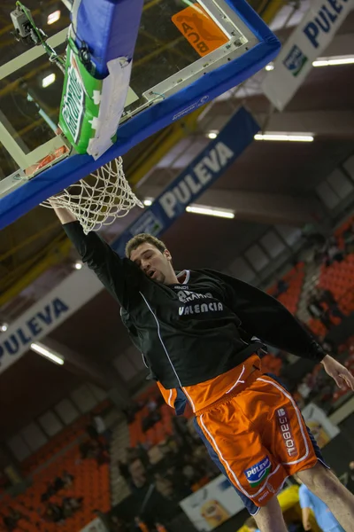 Valencia Basket melawan Polaris World Murcia — Stok Foto