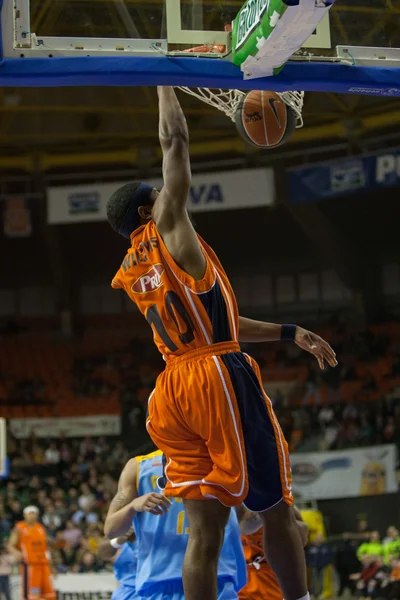 Valencia Basket contro Polaris World Murcia — Foto Stock