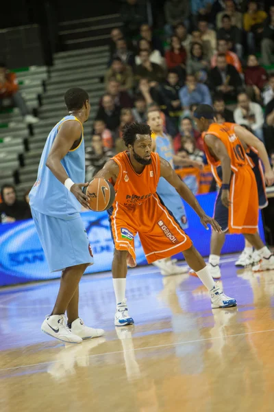 Valencia Basket contra Polaris World Murcia — Fotografia de Stock