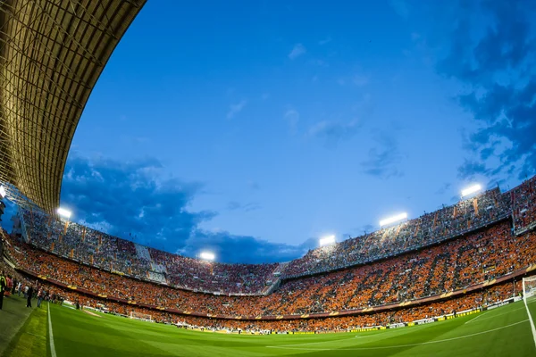 Mestalla 경기장의 보기 — 스톡 사진