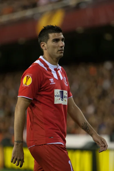 Reyes tijdens de uefa Europa league halve finale wedstrijd — Stockfoto