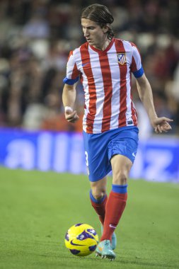 Filipe luis İspanya Kupası maçı sırasında