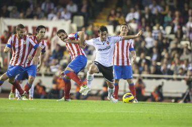 Tino costa ile İspanyol Kupası maçı sırasında top