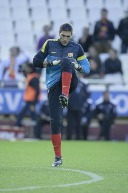 Jose manuel pinto İspanya Ligi maç sırasında