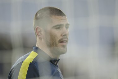 Victor valdez İspanya Ligi maç sırasında