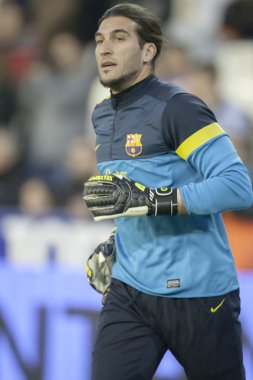 Jose manuel pinto İspanya Ligi maç sırasında
