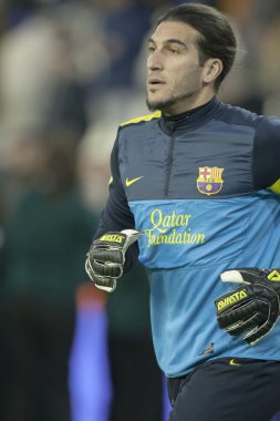 Jose manuel pinto İspanya Ligi maç sırasında