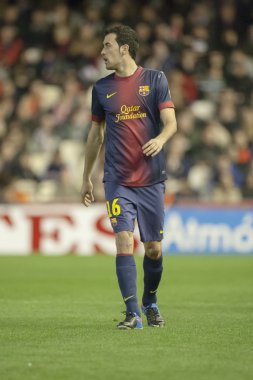 İspanya Ligi maç sırasında Sergio busquets