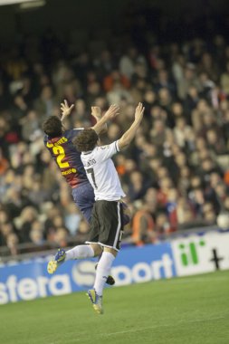 Dani alves ve İspanya Ligi maç sırasında guardado