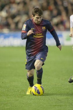 Leo messi İspanya Ligi maç sırasında