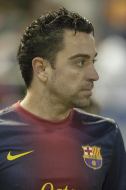 Xavi hernandez İspanya Ligi maç sırasında